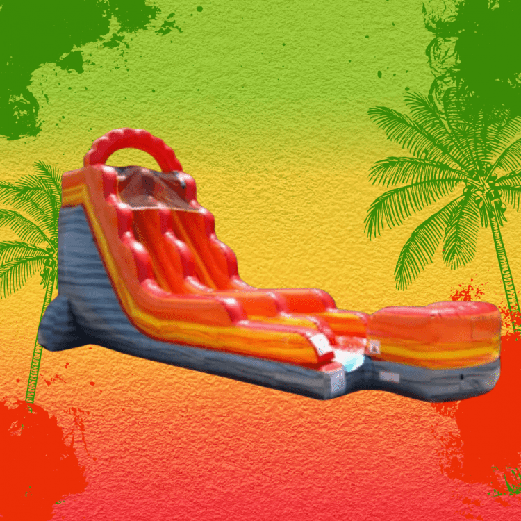 18ft Magma Rush Water Slide